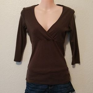 Victoria's Secret Vneck T 3/4 length